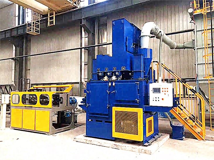 Peiriant Ffrwydro Ergyd HGXQ-II Ar gyfer Gwifren
